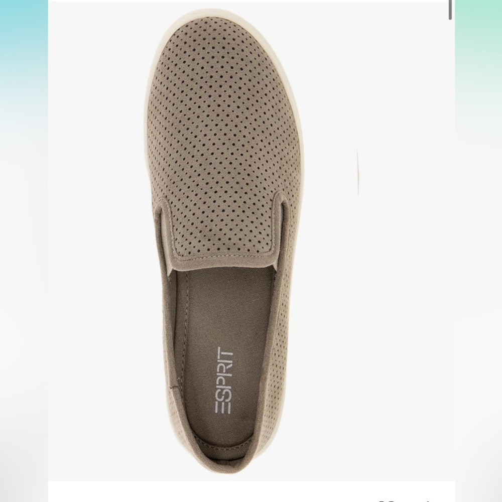 NWT Esprit Women's North Slip-On Sneakers- Taupe/Elephant - Picture 5 of 8